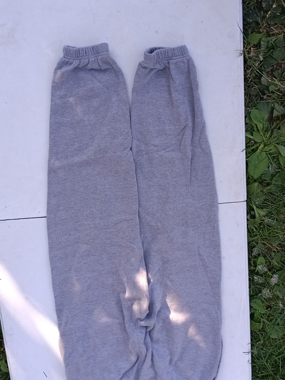 Athletic Works Light Gray Kids Elastic Waist Joggers